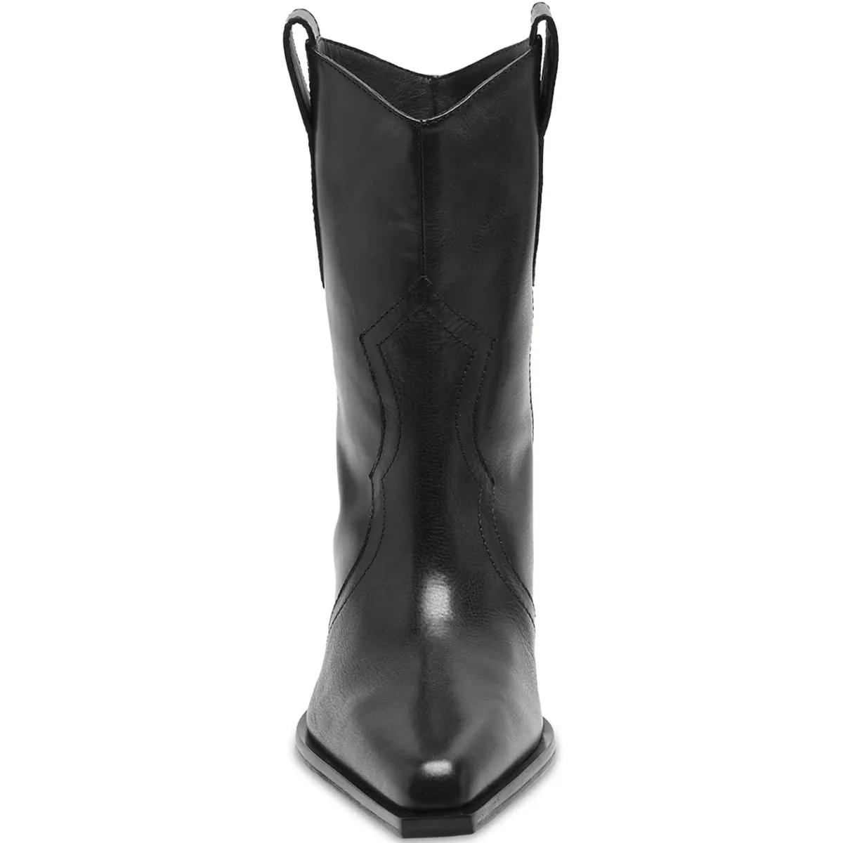 Free People Women's Cat Nap Cowboy Boots Black Leather Cinch Boots