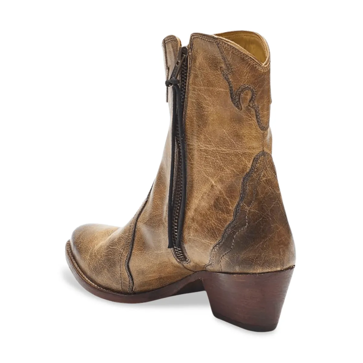 Chelsea Rain Boots Free People Women's New Frontier Western Distressed Tan