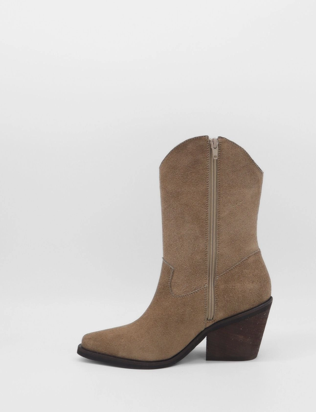 Platform Knee High Boots Freedom fringe western cowboy boots in mocha suede leather womens shoes