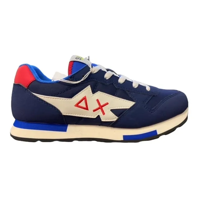 Sun68 scarpa sneakers da ragazzo Niki Solid Z32318 07 blu Hottest Sneakers