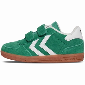 Sneakers Voile Blanche Hummel Pepper Green Victory Suede Ii Infant Sneakers