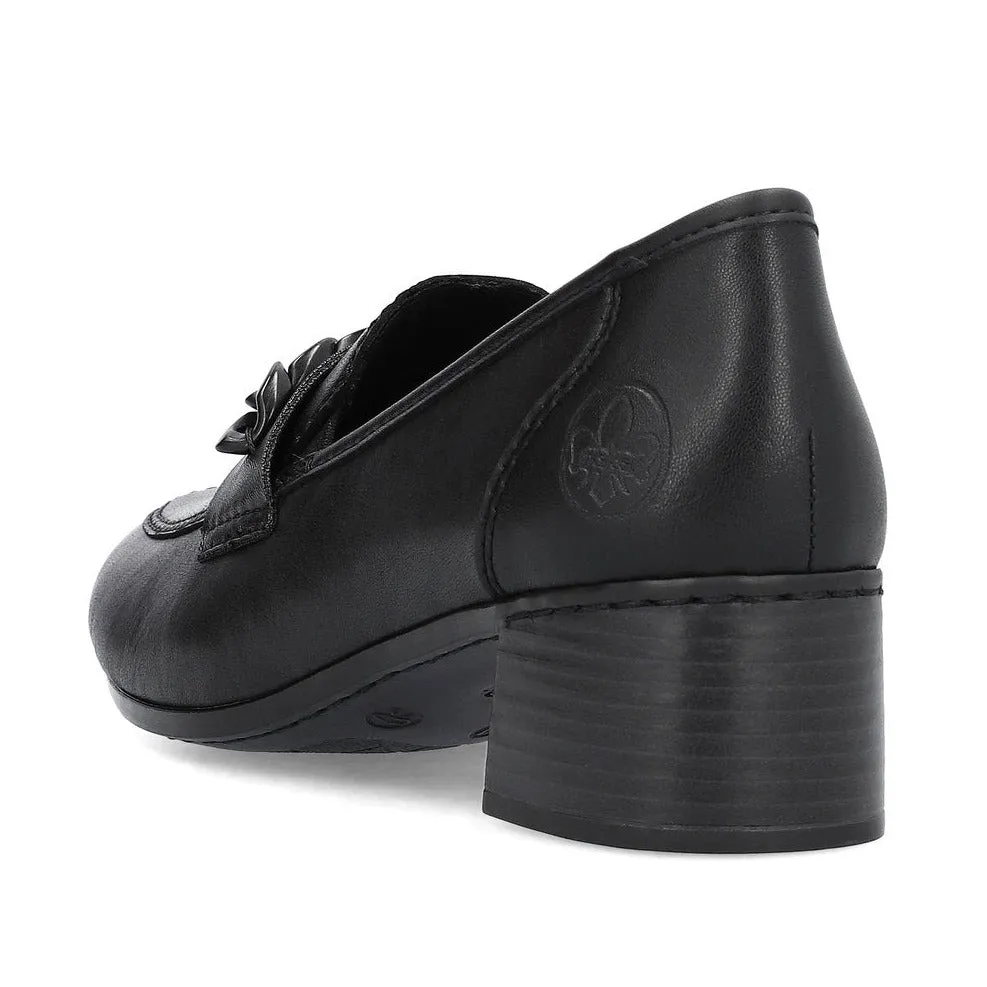 41660-00 Black Slip On Heel Checker Slip On