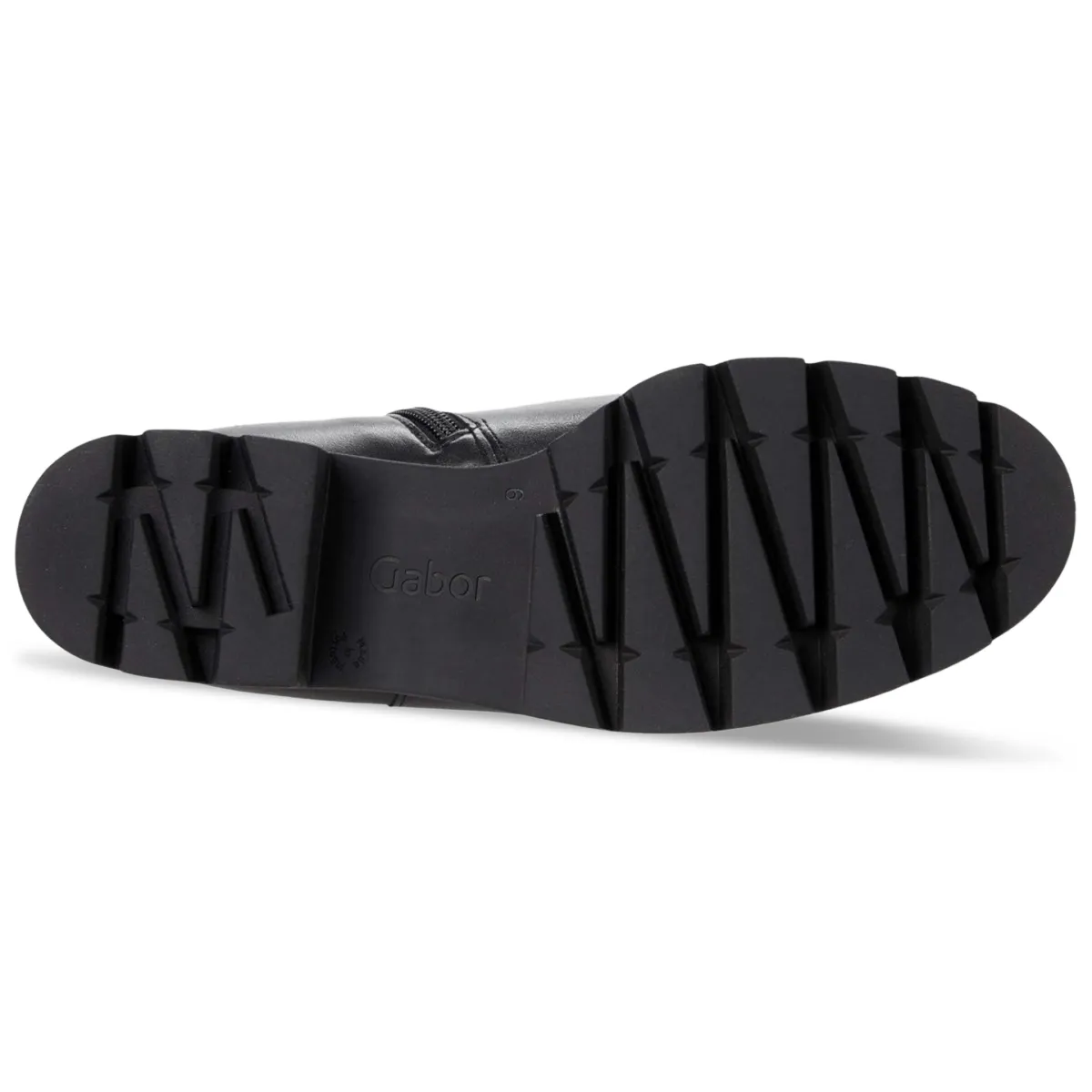 Wide Foot Cowboy Boots Gabor Women's 31.710.27 Chelsea Black Leather