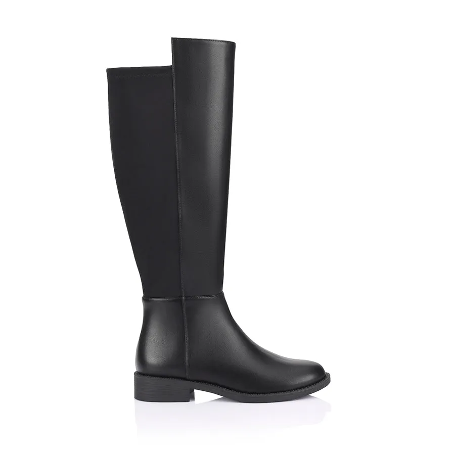 Gala Flat Knee High Boots - Black Blundstone Boots Steel Toe