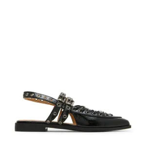 Beaded Shoes Galanti Flat Shoe BLACK PATENT