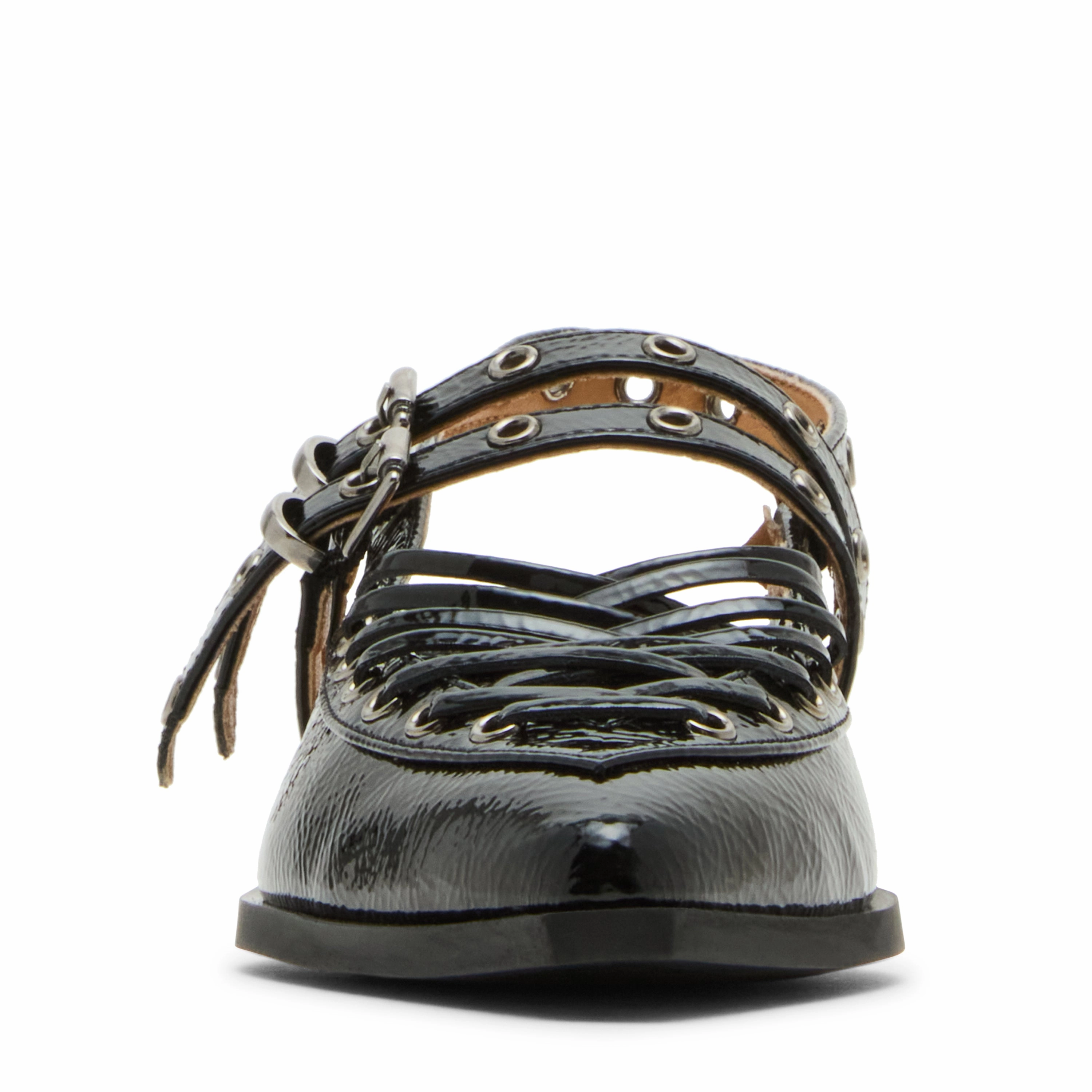 Galanti Flat Shoe BLACK PATENT Trafaluc Shoes Flats