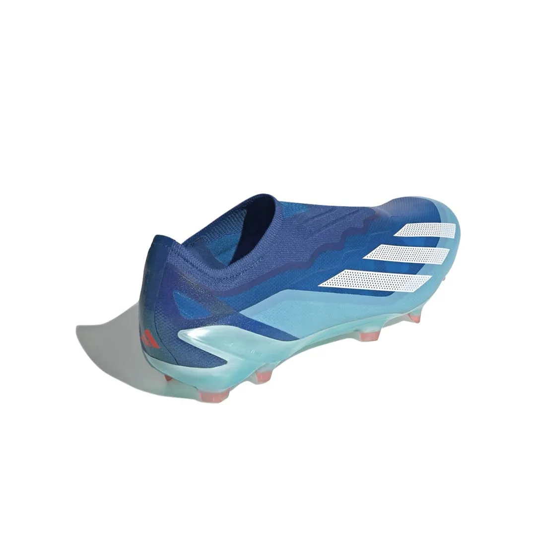 Soccer Lamine Yamal Cleats adidas - Men's X Crazyfast.1 Laceless Firm Ground Soccer Cleats (FZ6563)