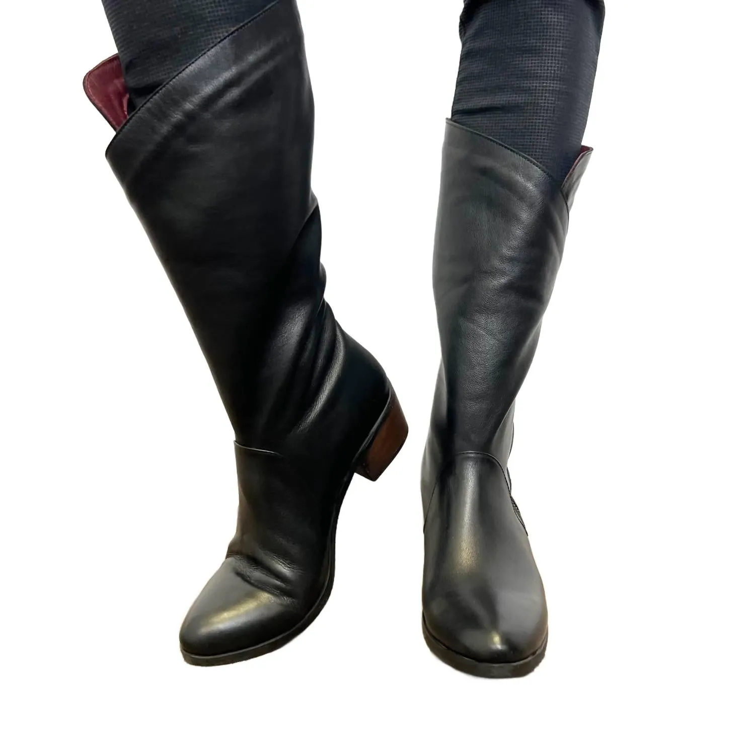 Wing Lineman Boots Women's Camille Mid-Calf Boot In Black