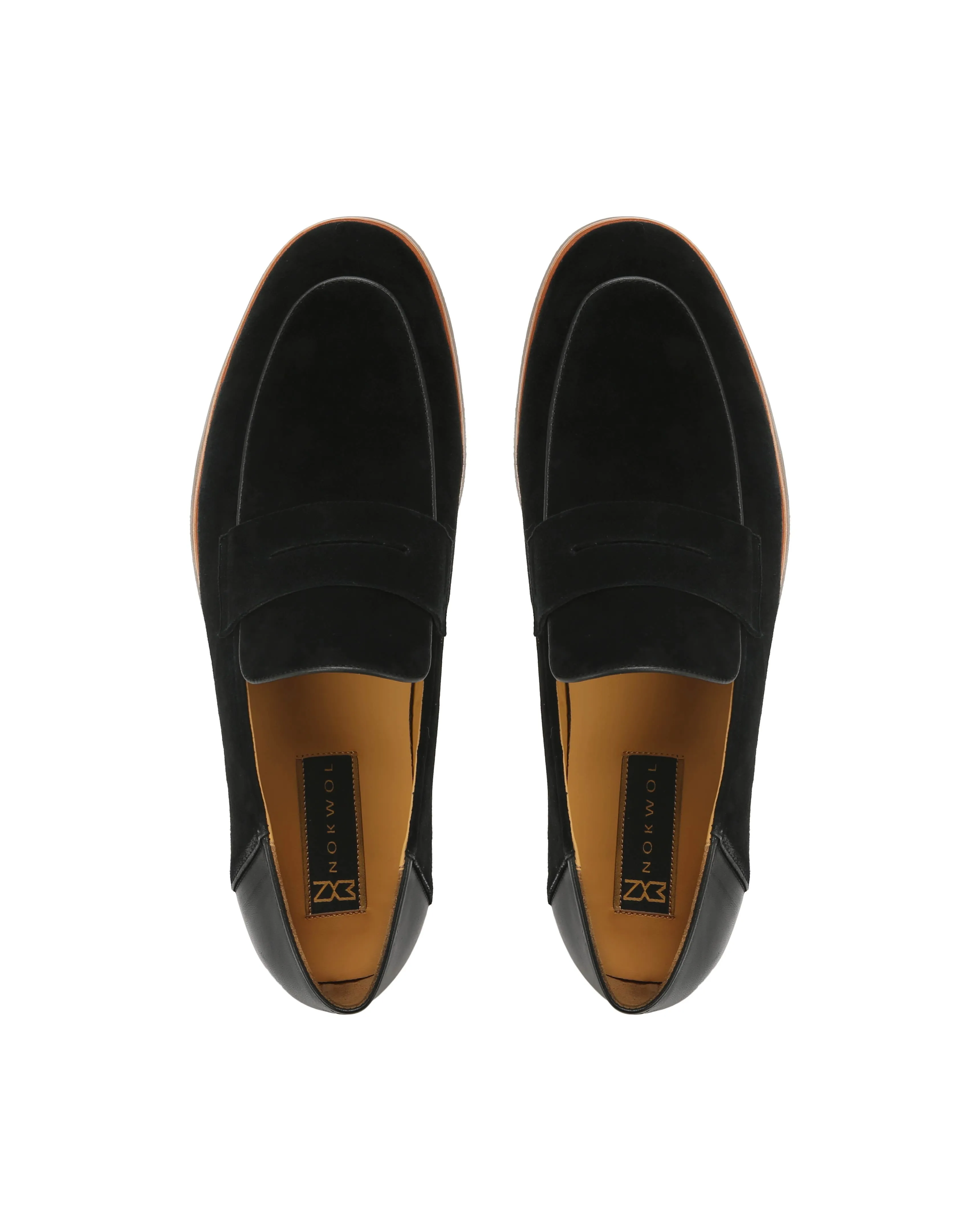 Ferragamo Loafers Giacomo Black Suede