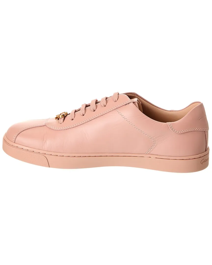 Gianvito Rossi Ribbon Leather Sneaker Sneakers And Stuff