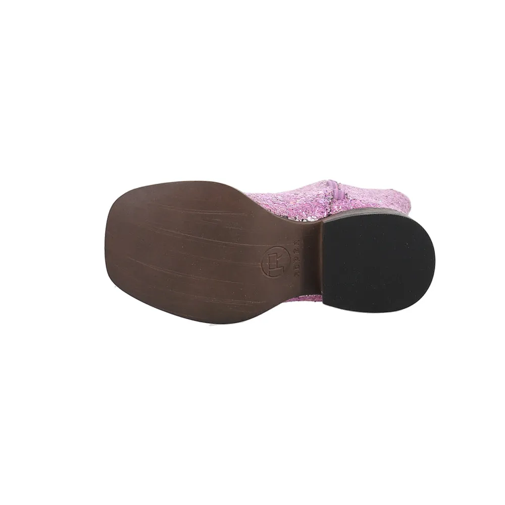 Glitter Galore Square Toe Cowboy Boots (Toddler) Cowboy Boots Dallas Tx