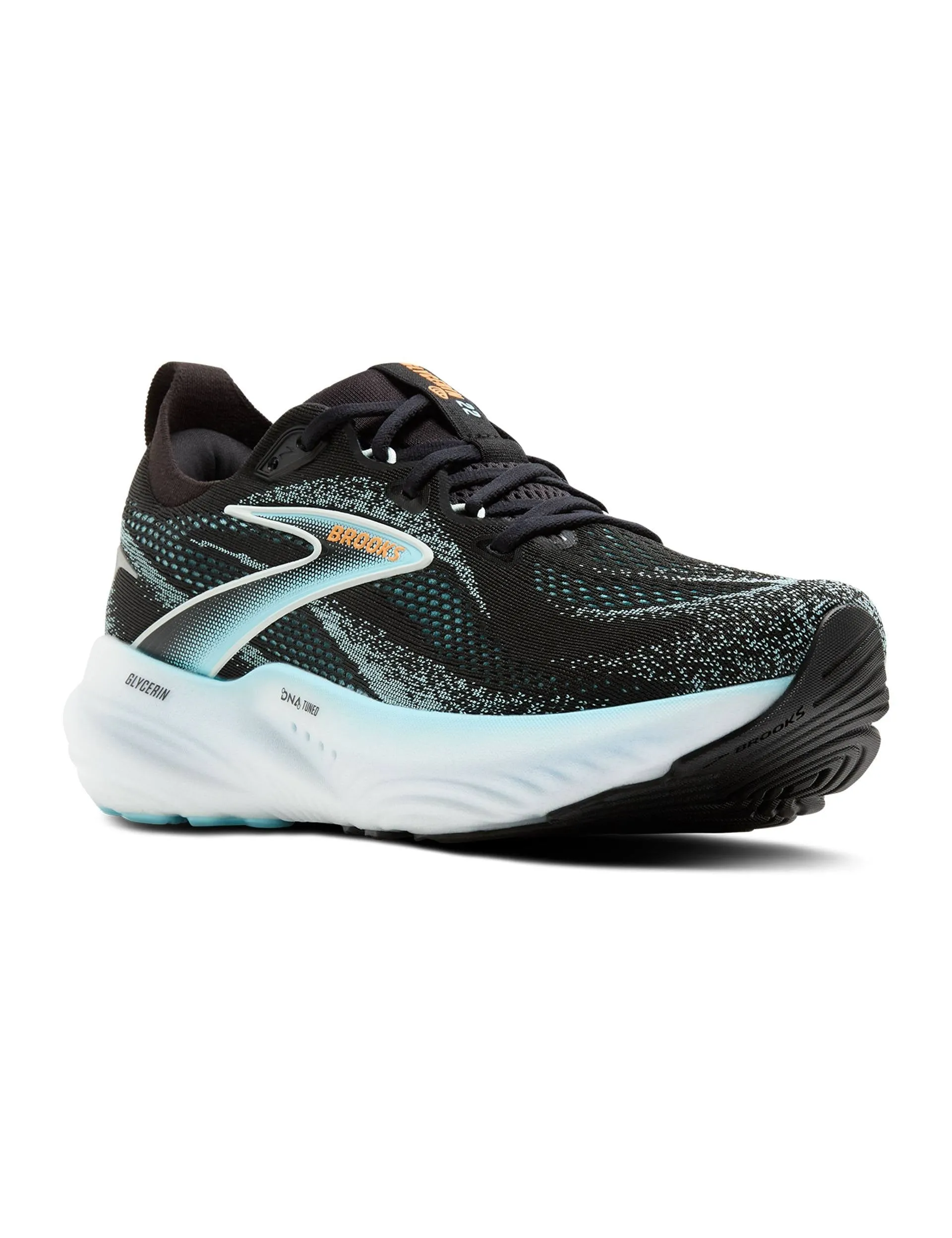 Glycerin 22 - Black/Atomizer/Blazing Orange Best Running And Cross Training Shoes