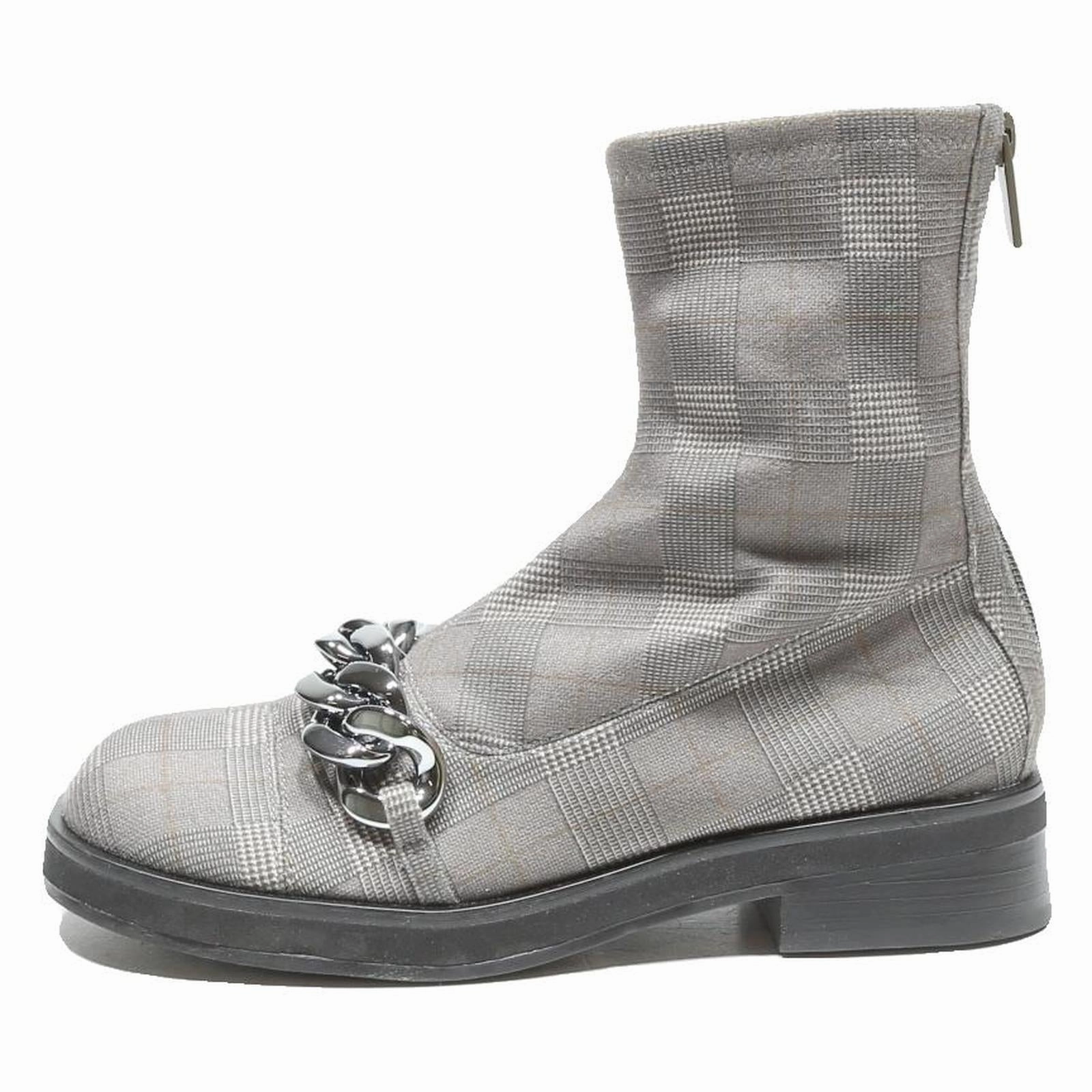 Buckles For Boots CHARLES & KEITH Womens Chelsea Boots Grey Synthetic UK 3 Stylish Comfortable