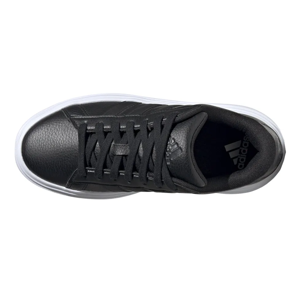 Bedazzle Tennis Shoes Grand Court Platform Sneakers