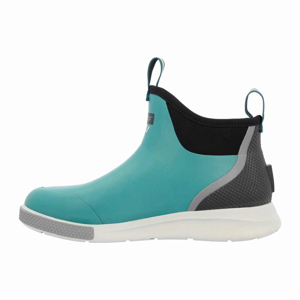 Tailgate Sport Ankle Deck Round Toe Pull On Rain Boots Ceramic Cowboy Boots