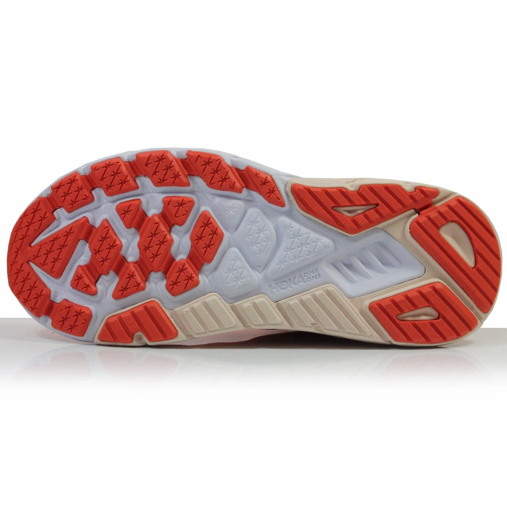Running Shoes For Overweight Hoka One One Arahi 5 Women's Running Shoe - Cantaloupe/Silver Peony