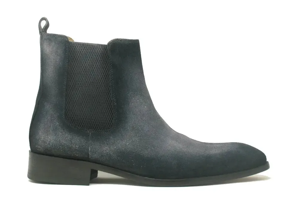 Vegan Leather Boots Leather Suede Chelsea High Boots