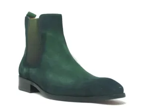 Leather Suede Chelsea High Boots Coach And Boots