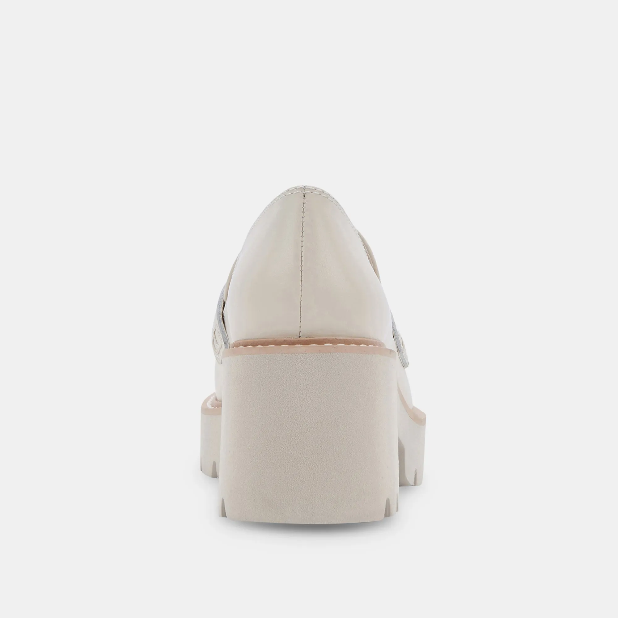 The Real Real Loafers HALONA LOAFERS IVORY LEATHER - re:vita