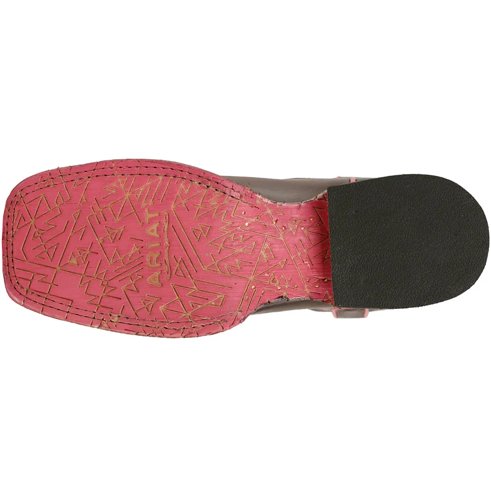 Circuit Champ Graphic Square Toe Cowboy Boots Step In Boots