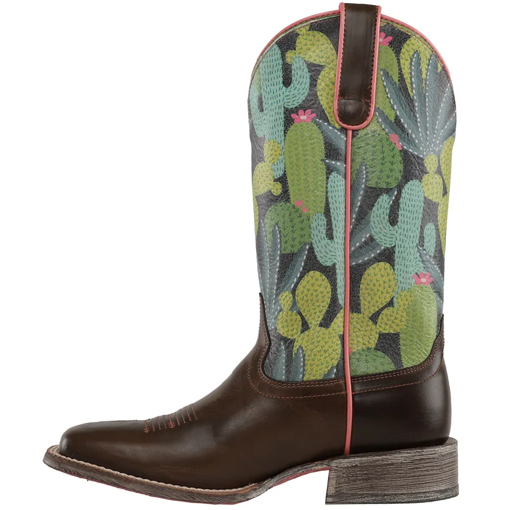 Limmer Boots Circuit Champ Graphic Square Toe Cowboy Boots