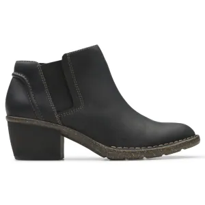 Clarks Kastela Lo Black Leather Boot (Women's) Cowboy Boots Nashville Tn