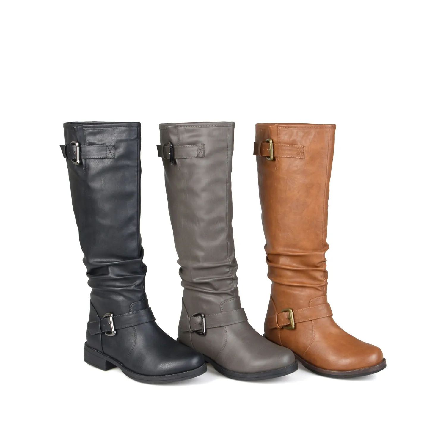 Work Steel Toe Boots STORMY RIDING BOOTS IN VEGAN LEATHER