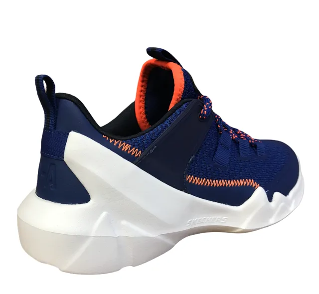 Football Sneakers Skechers scarpa da ginnastica da ragazzo DLT-A Interserge 97960L BLNV nero blu