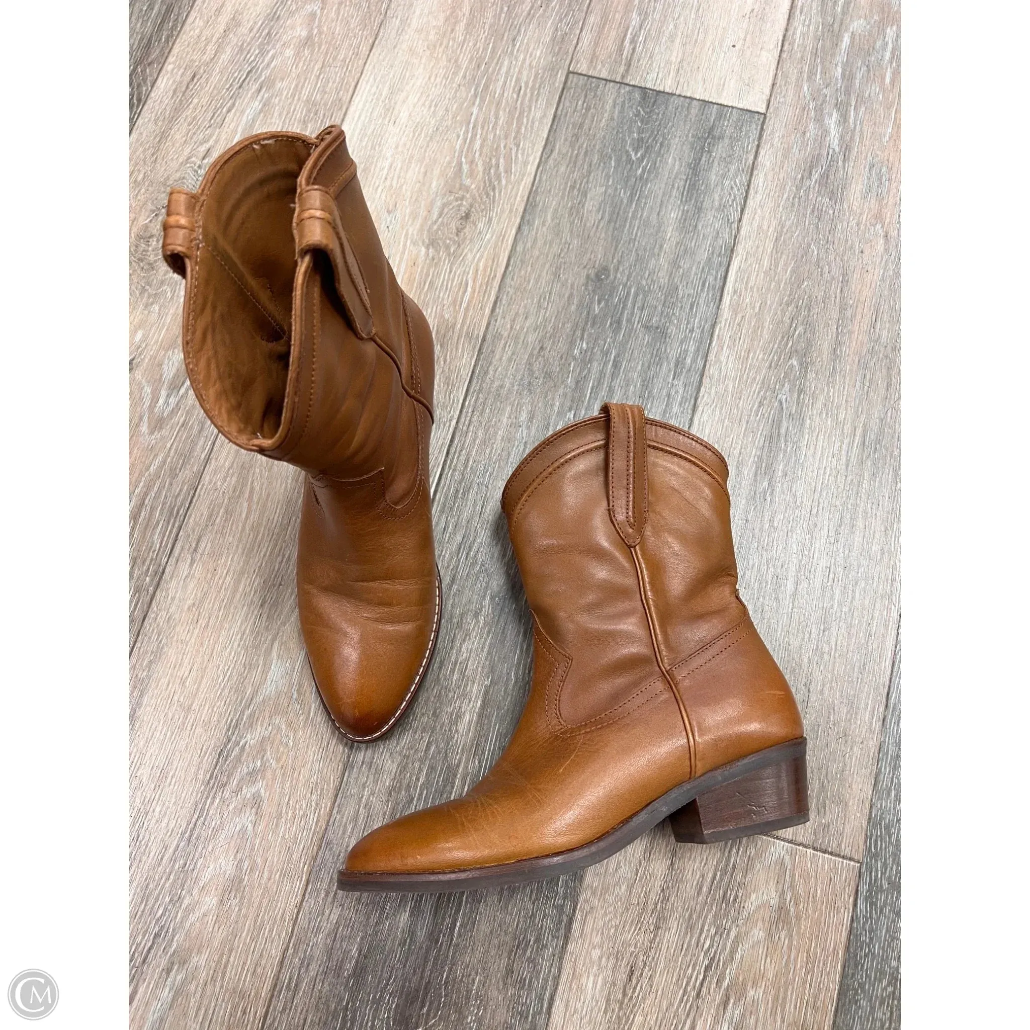 Boots Western By Thursday BootsIn Tan, Size: 7 Thigh Boots With Heels