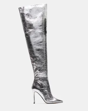 Madden Girl Boots EPIC SILVER - SM REBOOTED