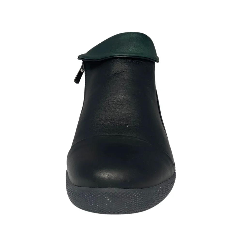 Andrea Conti Flipside Black/Bottle Shoe (Women's) Grasshoppers Ortholite Slip On Shoes