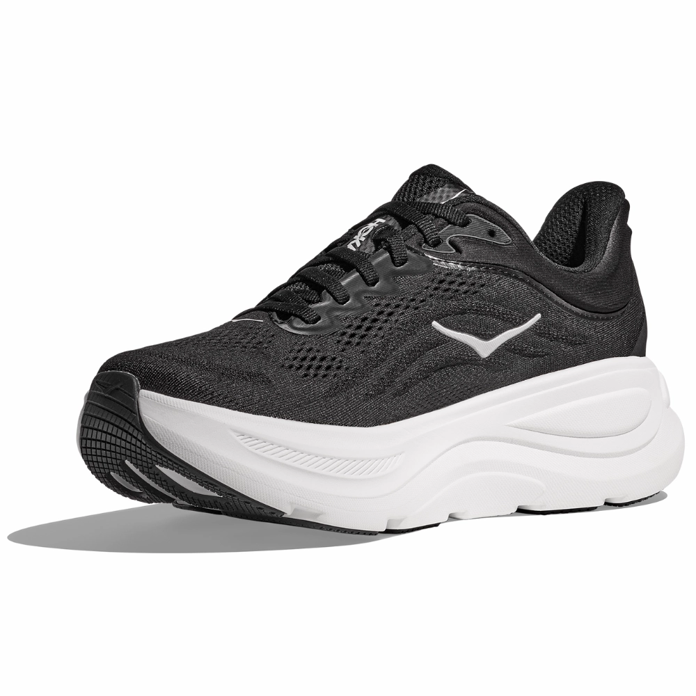 Hoka Bondi 9 Black/White Running Shoe (Men's) Heel Drop