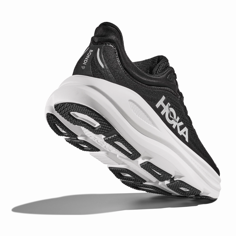 Hoka Bondi 9 Black/White Running Shoe (Men's) Stability Shoes