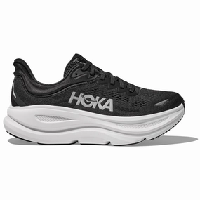 Hoka Bondi 9 Black/White Running Shoe (Men's) Shoes For Long Standing