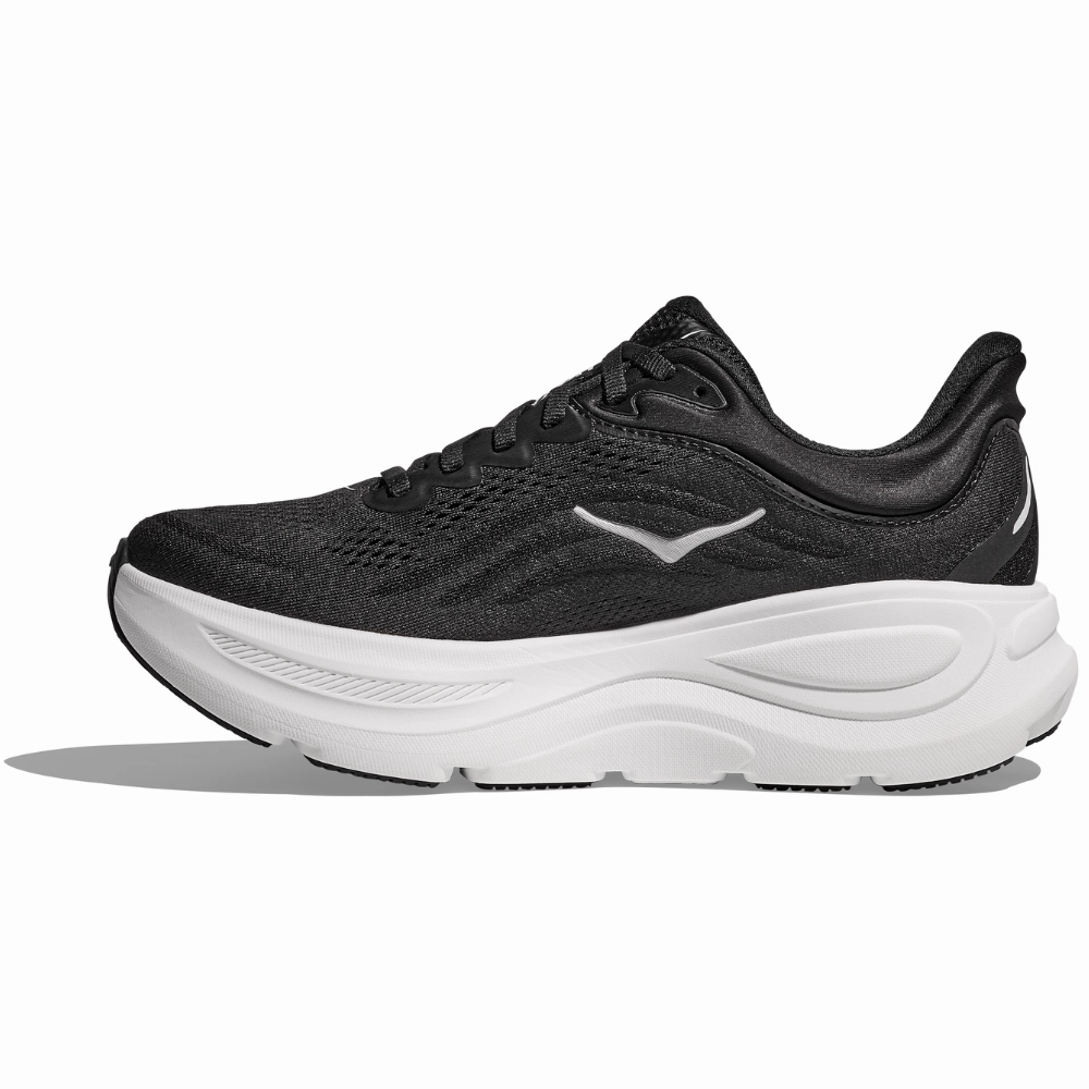 Shoes Lethbridge Hoka Bondi 9 Black/White Running Shoe (Men's)