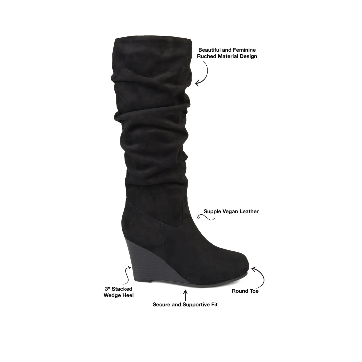 Knee-high Winter Boots HAZE KNEE HIGH BOOTS IN WIDE