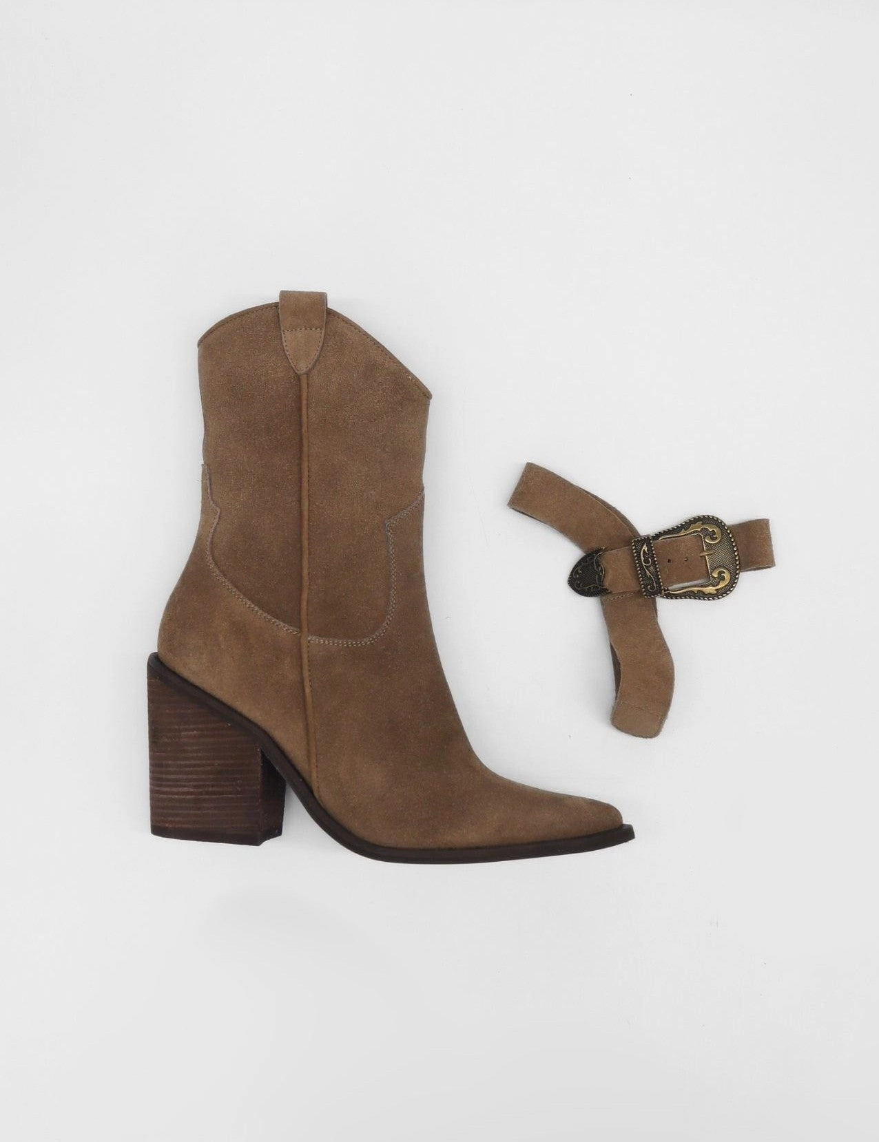 Leather Chelsea Boots Rodeo western boots in mocha suede womens shoes