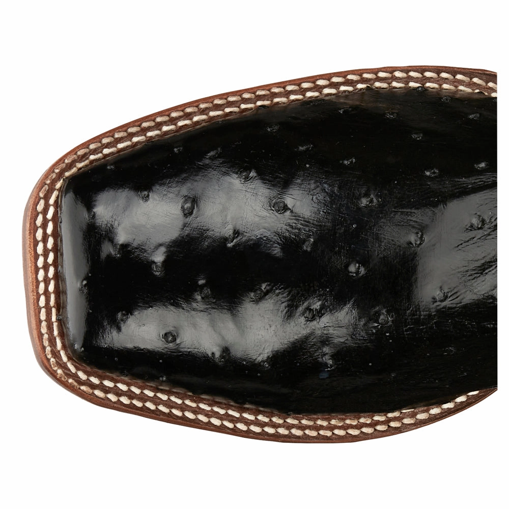 Women's Snow Boots Castillo 11 Inch Full Quill Ostrich Square Toe Cowboy Boots