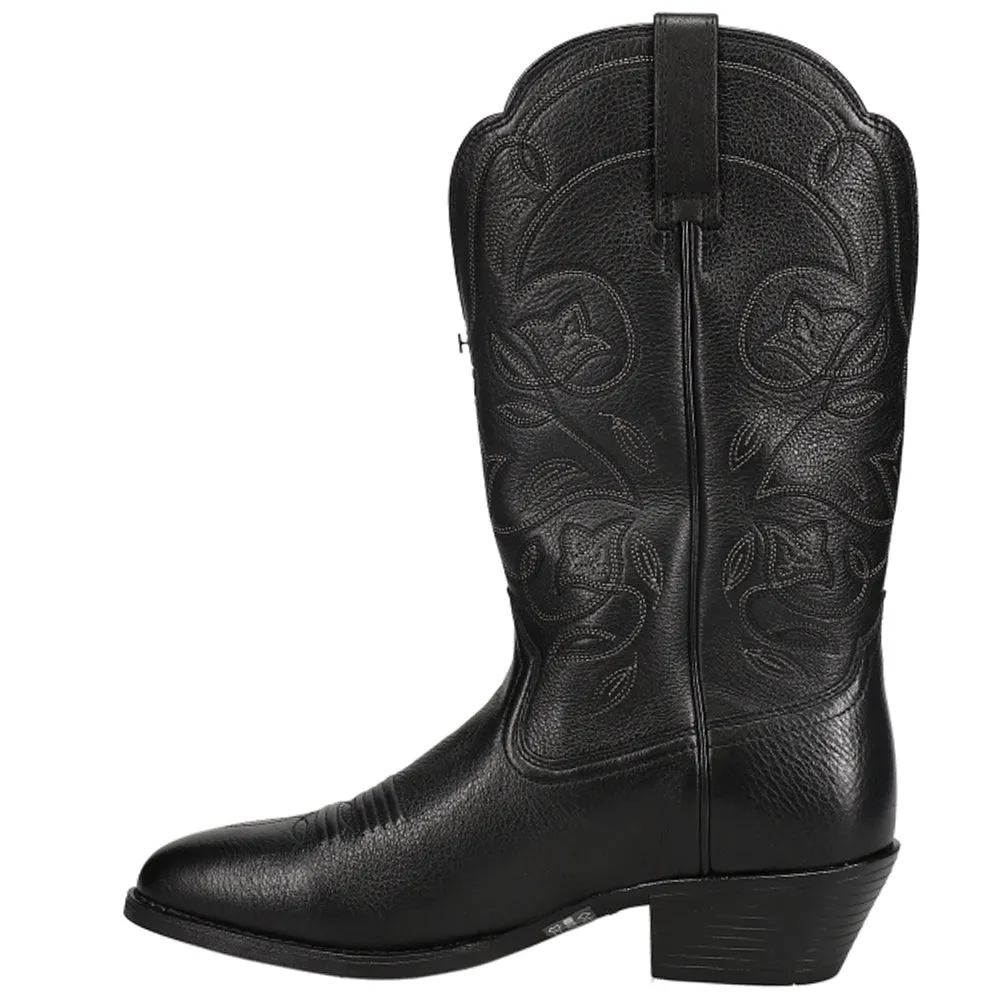 Heritage Embroidered Round Toe Cowboy Boots Dainese Boots
