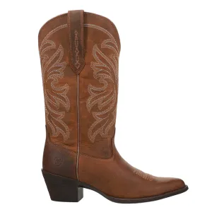 Low Heel Denim Boots Heritage J Toe Stretchfit Embroidery Pointed Toe Cowboy Boots