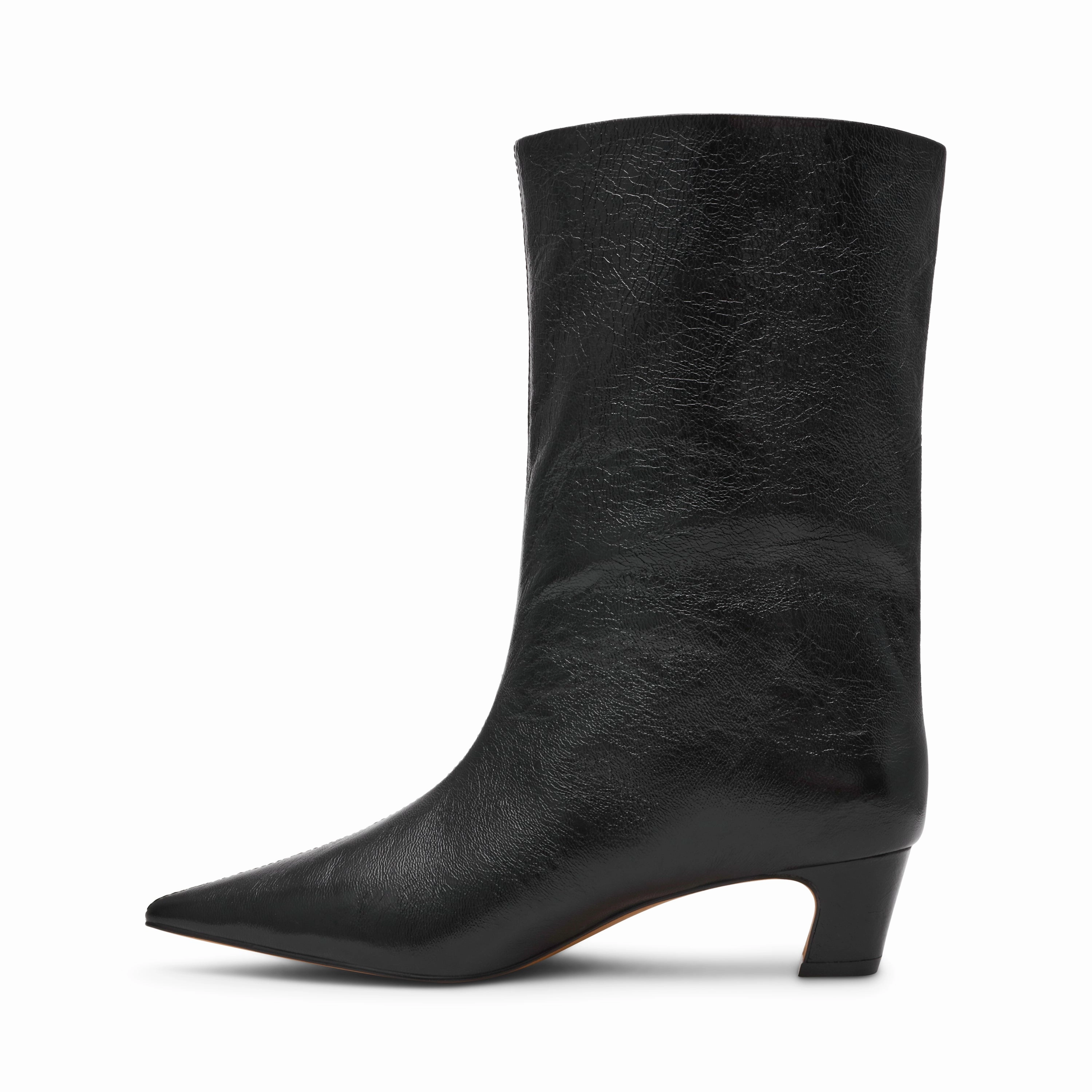 Lytton Bootie BLACK PATENT Over Knee Thigh Boots