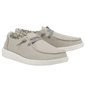 Best Tennis Shoes For Hallux Rigidus Hey Dude Ladies Wendy Canvas Sparkling Pearl Grey Shoes 121413312