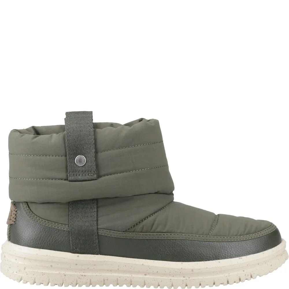 HEYDUDE Camden Cuff Nylon Quilt Boot