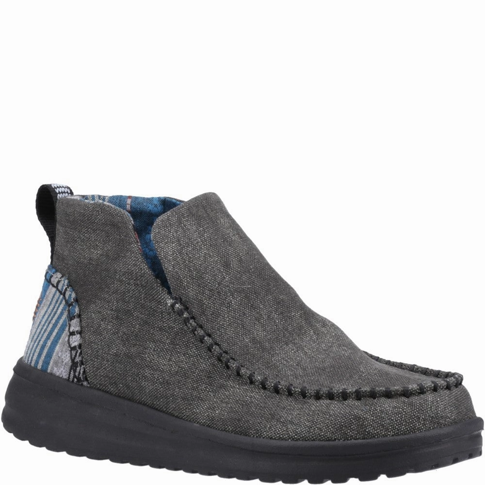 HEYDUDE Denny Heavy Canvas Boot Ankle Boots Summer Outfits