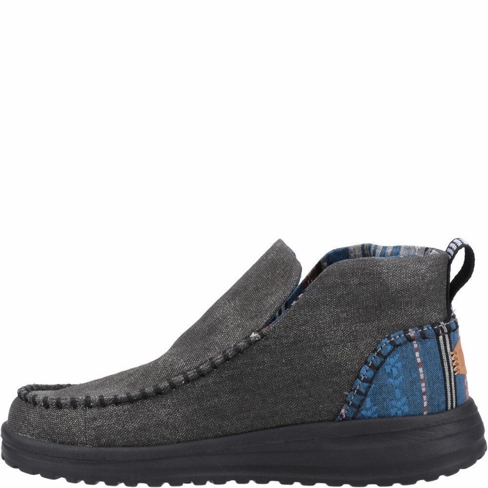 HEYDUDE Denny Heavy Canvas Boot Trail Ankle Boots