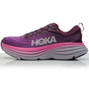 Hoka One One Bondi 8 Women's Running Shoe - Beauty Berry/Grape Wine New Zealand
