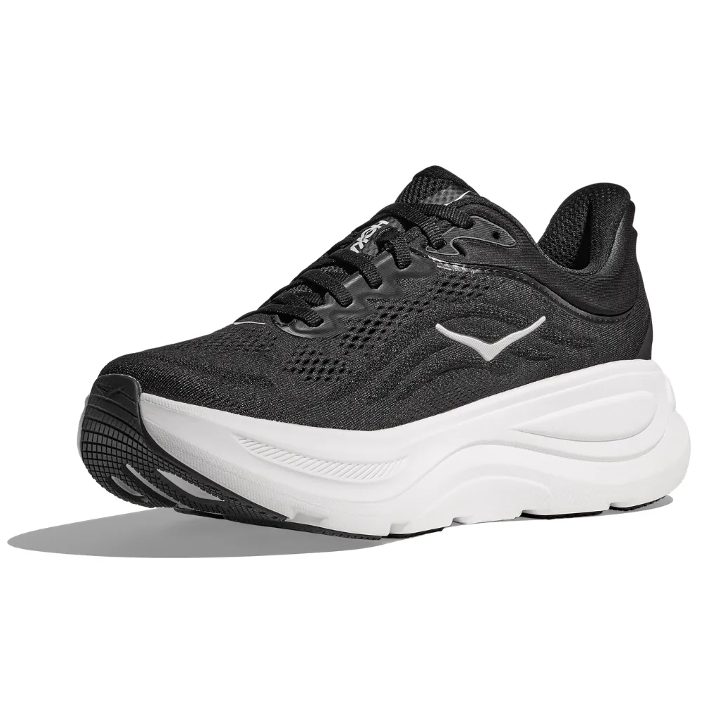 Carbon X 3 Hoka Bondi 9 Black/White Running Shoe (Women's)