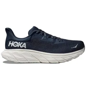 Ross Men's Hoka Arahi 7, Outer Space/White, 11.5 2E Wide