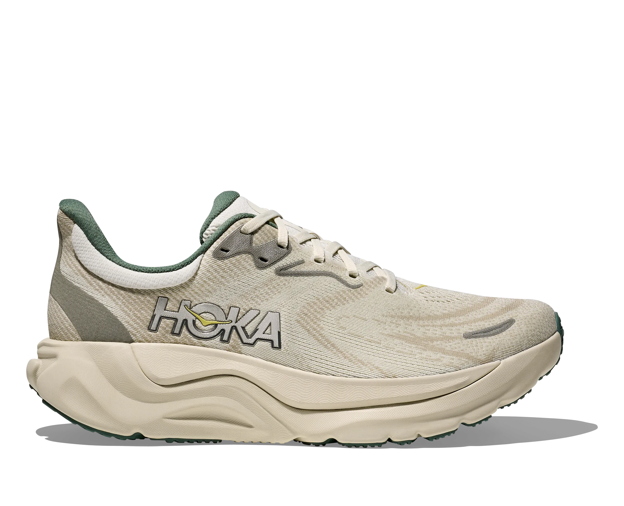 Good Training Shoes For Wide Feet HOKA Men's Arahi 8 - TRUFFLE SALT / OYSTER MUSHROOM