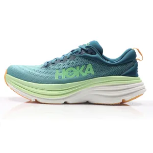 Hoka One One Bondi 8 Men's Running Shoe - Deep Lagoon/Ocean Mist Running Shoes For Heavier